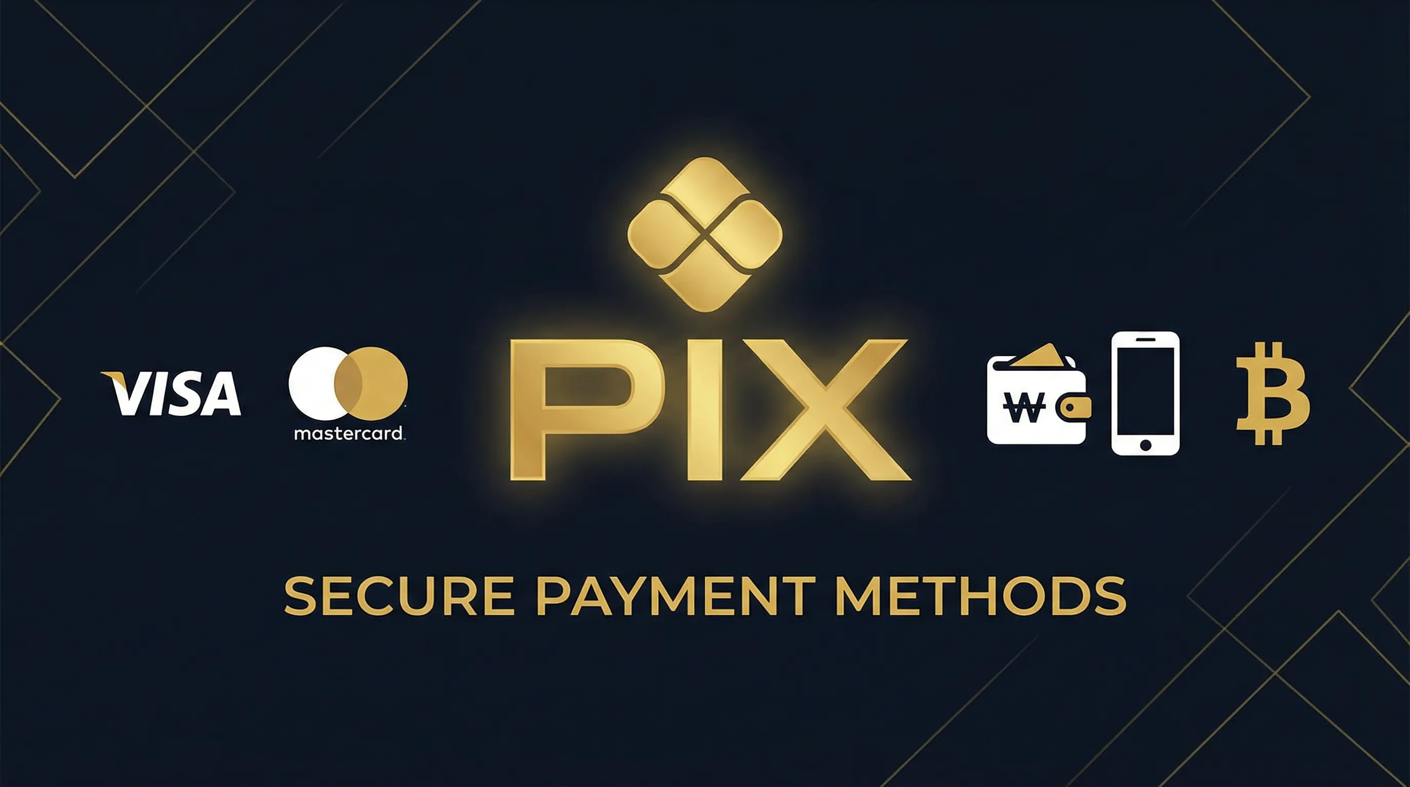 Métodos de Pagamento - PIX, Visa, Mastercard, Bitcoin no 119bet